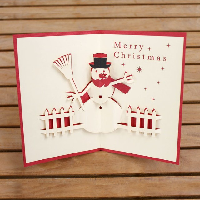 クリスマスカード18 手作りで飛び出す 簡単な物を紹介 季節のイベント情報局